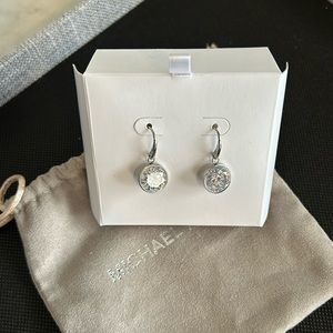 COPY - Michael Kors- Silver & Crystal Earrings